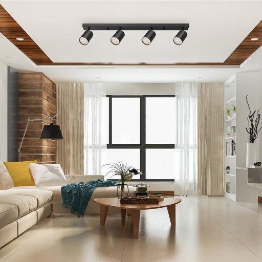 BRAYTRON crna spot lampa 4xGU10