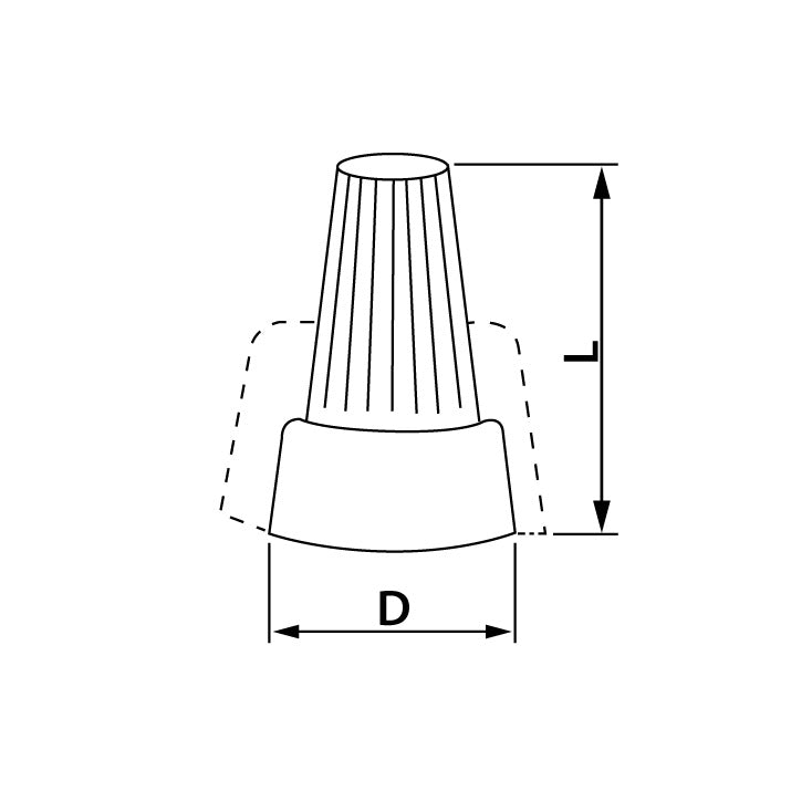 Navrtna spojnica za kablove 0.75-2.5mm2 300V~ 25A