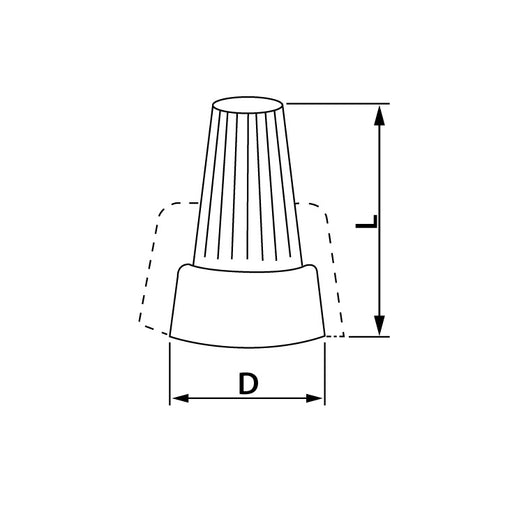 Navrtna spojnica za kablove 0.75-2.5mm2 300V~ 25A