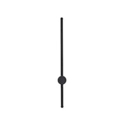 Crna zidna LED lampa 12W 3000K IP20