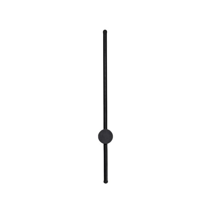 Crna zidna LED lampa 12W 3000K IP20