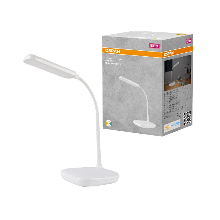 OSRAM stona LED lampa sa touch podešavanjem — 12 W, CCT, USB, bela