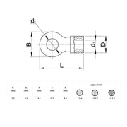 Okasta stopica 4,3mm