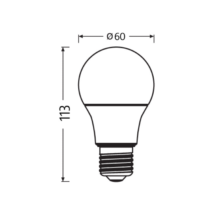 OSRAM LED sijalica A75 od reciklirane plastike — 10 W, 4000K, E27