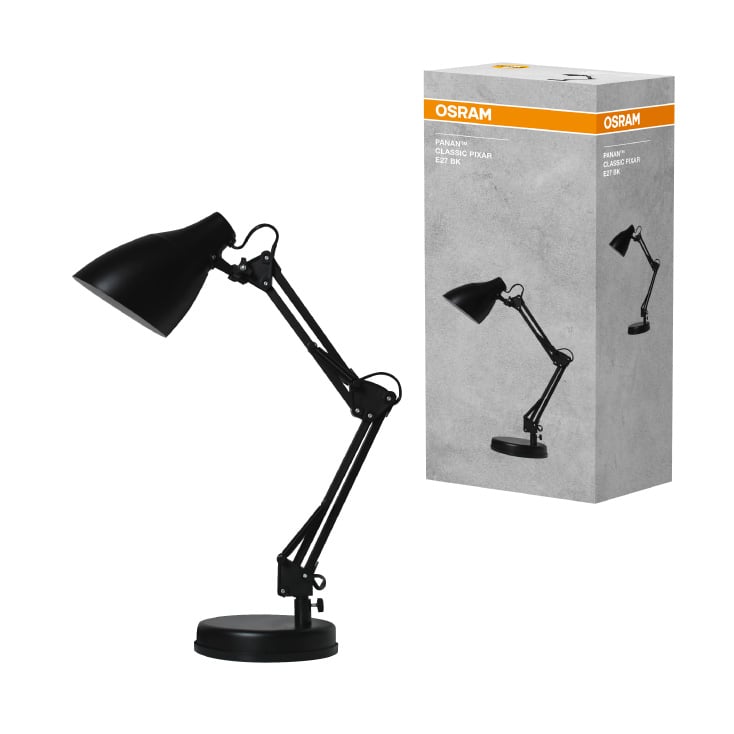 OSRAM stona lampa PANAN Classic Pixar — E27, crna