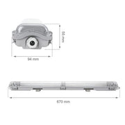 Limea vodotesna 2×60 IP65