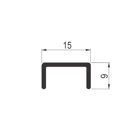 KB INOX bordura S=15mm