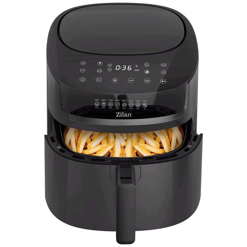 Zilan Friteza na vruć vazduh XL digitalna, 1800W, 6,5L - crna - ZLN7999
