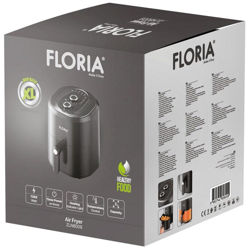 Floria Friteza na vruć vazduh, 1360W, 3,5L - crna - ZLN8009