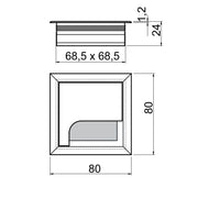 OR rozetna 80x80 GTV
