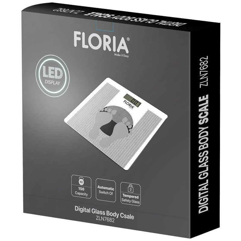 Floria Vaga staklena, digitalna, do 150 kg - ZLN7682