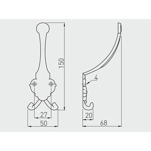 GTV Vešalica K 2404, staro zlato