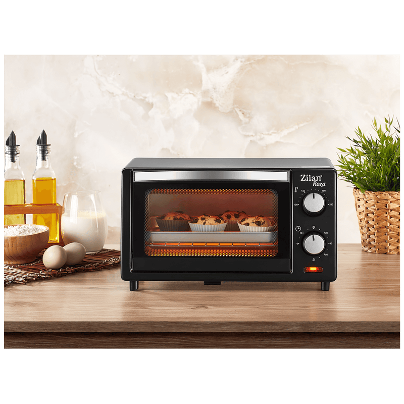 Zilan Mini pećnica, zapremina 9 l, 800 W, crna - ZLN4328