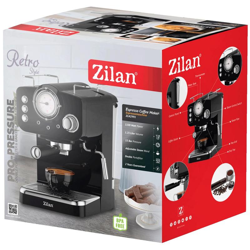 Zilan Aparat za esspreso kafu, 1100W - ZLN2991