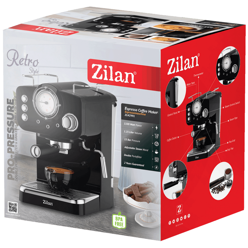 Zilan Aparat za esspreso kafu, 1100W - ZLN2991