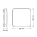 OSRAM LED plafonjera sa senzorom 18W 6500K IP20