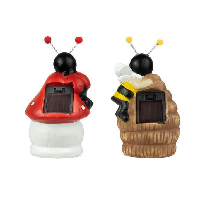 Solarna baštenska lampa u više oblika