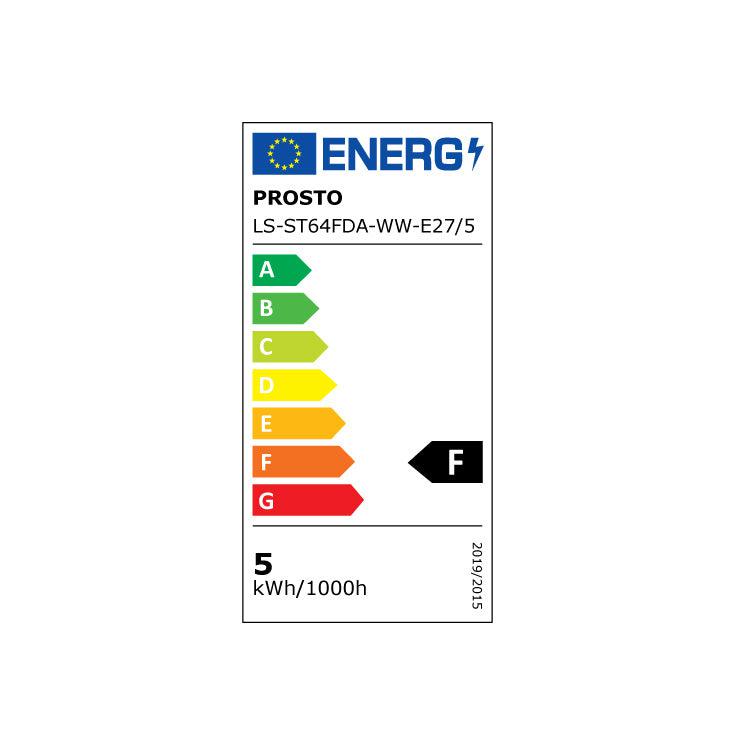 LED filament sijalica dimabilna toplo bela 5W
