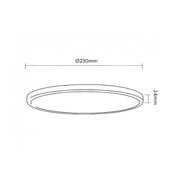 LED plafonjera 18W CCT