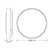 OSRAM LUXO LED plafonjera sa senz. 24W 4000K IP20