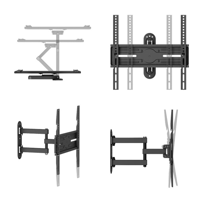 Zidni TV nosač, zglobni, od 32" do 65"