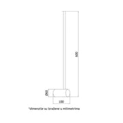 Zidna LED lampa 7W