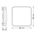 OSRAM LED plafonjera sa senzorom 36W 4000K IP20