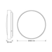 OSRAM LUXO bela LED plafonjera 36W 6500K IP20