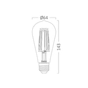 LED filament sijalica 2200K 6W BRAYTRON