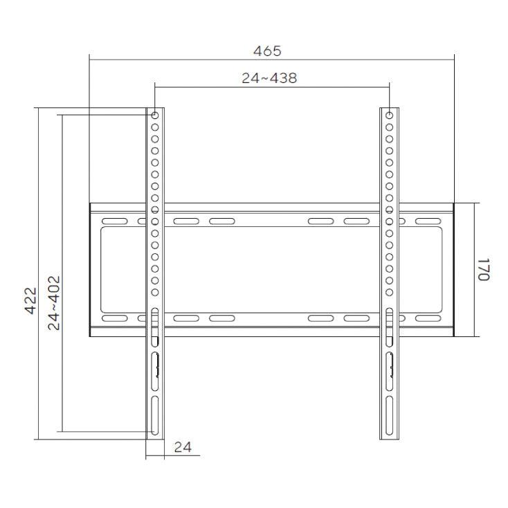 TV nosač — 32"–55", zidni, do 35 kg