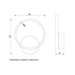 Zidna LED lampa 10W