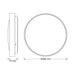 OSRAM LED plafonjera 24W 4000K IP20 bela