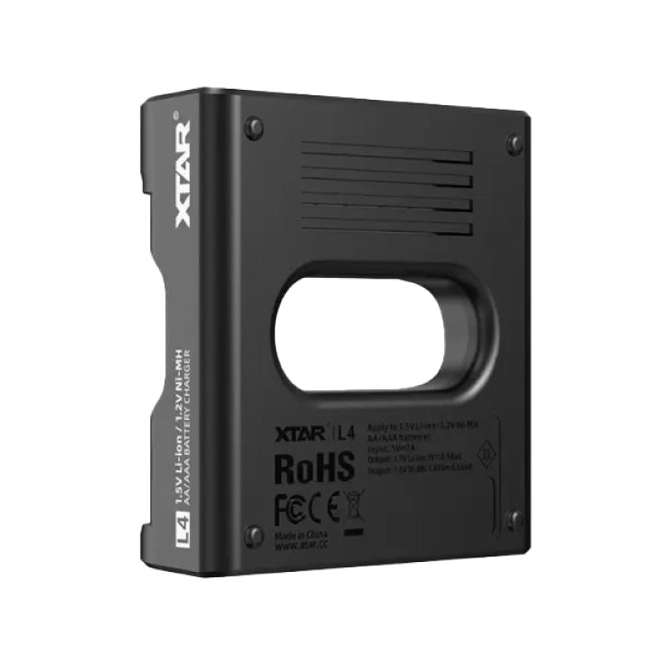 XTAR XTL4 USB punjač za AA/AAA akumulatore — 4 kanala, Li-ion i Ni-MH