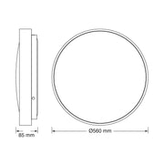 OSRAM LED plafonjera 60W 4000K IP20 crna