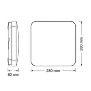 OSRAM LED pravougaona plafonjera 18W 3000K IP20
