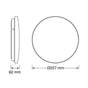 OSRAM LED plafonjera 12W 4000K IP44