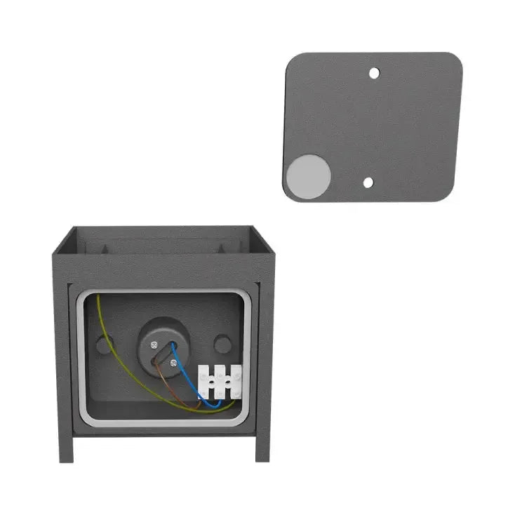 BRAYTRON zidna lampa 1xG9 tamno siva