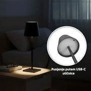 PROSTO stona punjiva LED lampa CCT 1200mAh