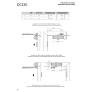 MERONI DC130 - ZATVARAČ SA RUKOM SA KOČNICOM, EN 3 - EN 4