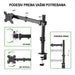 Stoni nosač za monitor 15" do 32", 8kg