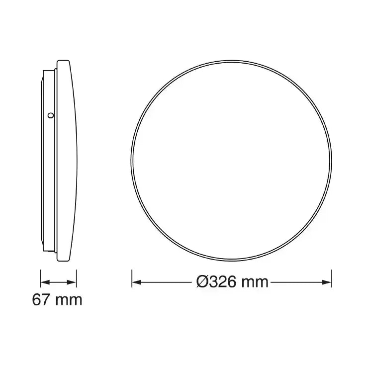 OSRAM LED plafonjera 18W 6500K IP44
