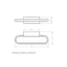Zidna LED lampa 4W