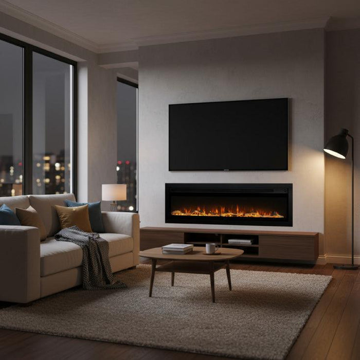 PROSTO električni 50" 2u1 multikolor kamin 2000W