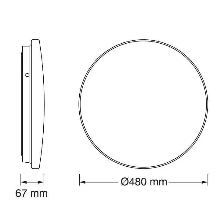 OSRAM LED plafonjera 36W 3000K IP44