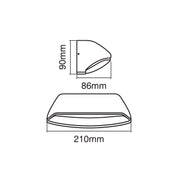 LEDVANCE Zidna lampa — 12 W, 3000K, IP44