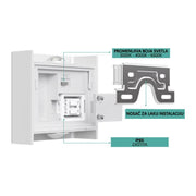 BRAYTRON zidna CCT LED lampa 2x1W