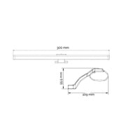 Zidna LED lampa 6W