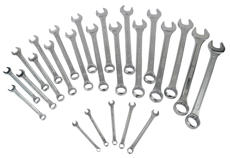 MANNESMANN Set viljuškasto-okastih ključeva — 25 kom, 7–32 mm, CrV