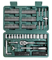 MANNESMANN Set nasadnih ključeva i bitova 1/4" — 130 delova