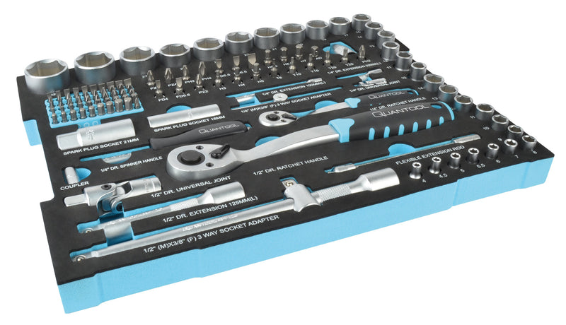 QUANTOOL Set alata 118 delova — uložak za L-BOXX 102 i 136
